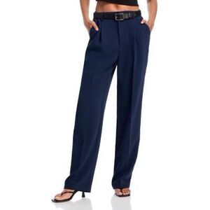 ✨GOOD AMERICAN Luxe Suiting Column Navy Sz 15 Trousers✨